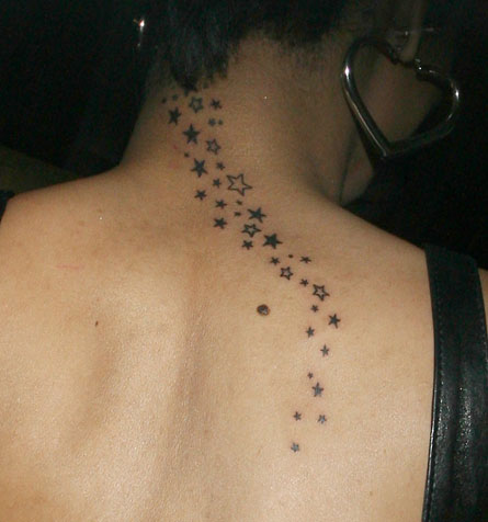 star outline tattoo. Most Common Tattoos