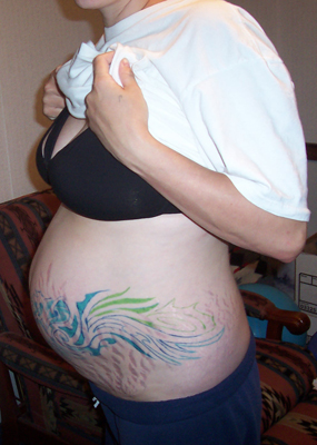 Side Tattoo Pregnant