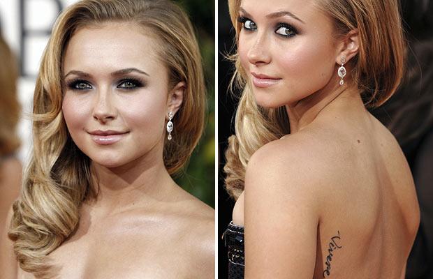 Panettiere also has a small Leo symbol tattooed on her left ankle.