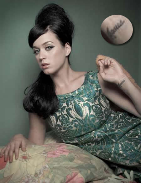 Katy Perry Tattoos