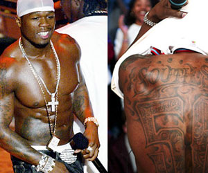50 Cent roasted a rapper who got a dodgy tattoo of him